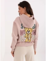 Bluza model 21378726 ciemny różowy - FPrice Bluza model 21378726 ciemny różowy - FPrice