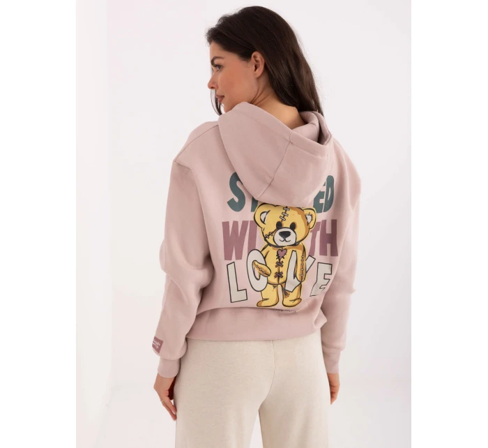 Bluza model 21378726 ciemny różowy - FPrice Bluza model 21378726 ciemny różowy - FPrice