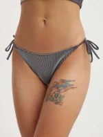 Dámské plavkové kalhotky KW0KW02612 BEH černé - Calvin Klein