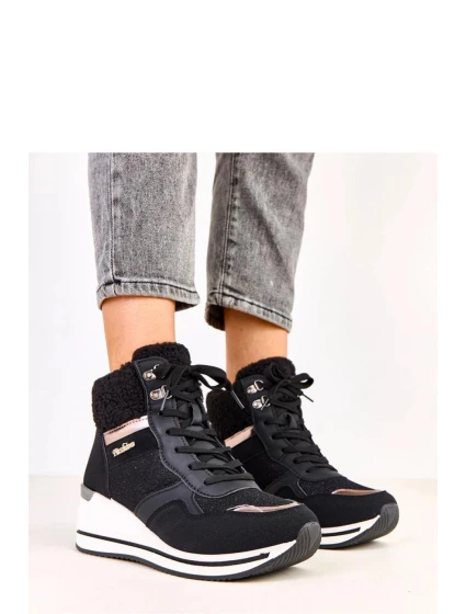 Dámské sněhule model 21935235 černé Solea - SWEET SHOES