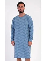 Pánská noční košile s dlouhým rukávem model 22405122 - Vienetta MAN Pánská noční košile s dlouhým rukávem model 22405122 - Vienetta MAN