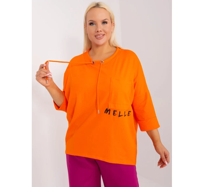 Bluzka RV BZ model 19465462 pomarańczowy - FPrice Bluzka RV BZ model 19465462 pomarańczowy - FPrice