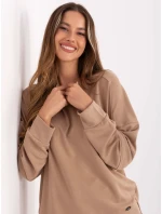 Bluzka RV BZ model 21406696 ciemny bezowy - FPrice Bluzka RV BZ model 21406696 ciemny bezowy - FPrice