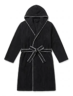 Měkký dlouhý župan 2322 Black - L&L Měkký dlouhý župan 2322 Black - L&L
