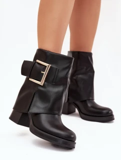 Boty na podpatku  model 218514 Step in style