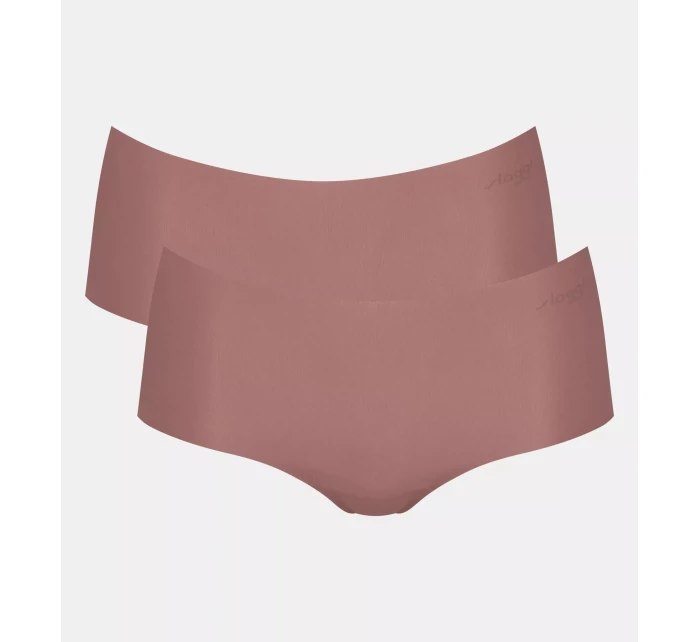 Dámské kalhotky ZERO Microfibre 2.0 Short 2P - BROWN - hnědé 1141 - SLOGGI