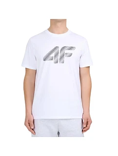 Pánské tričko 4F white 4FWMM00TTSH 10S pánské model 22087941 - Hikvision