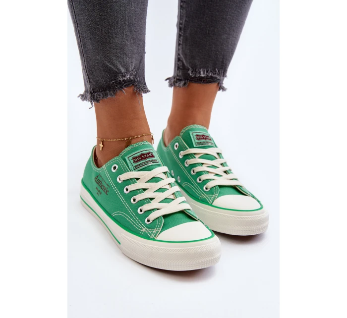 Dámské tenisky Big Star model 21649577 Zelené - Big Star Shoes Dámské tenisky Big Star model 21649577 Zelené - Big Star Shoes
