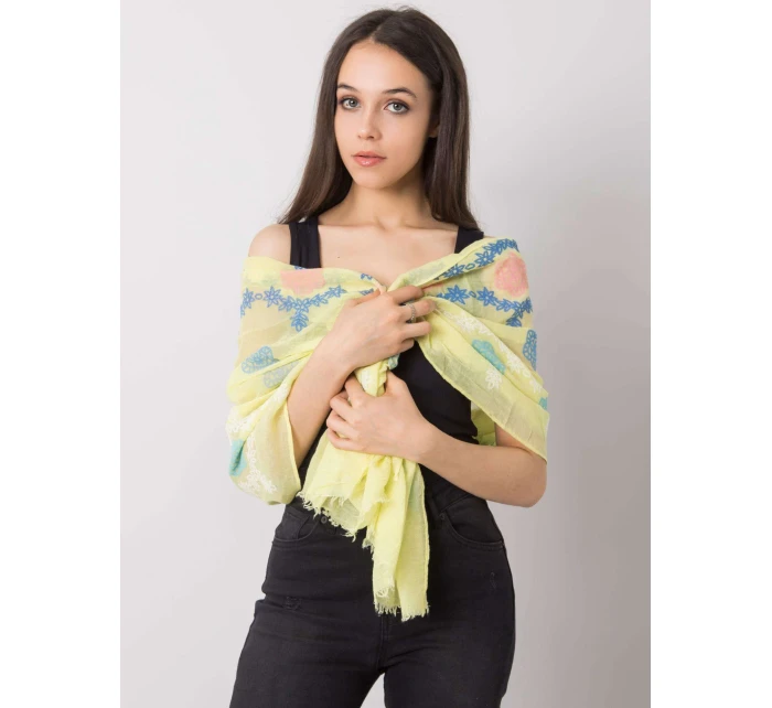 Chustka AT CH model 18536384 jasny żółty - FPrice