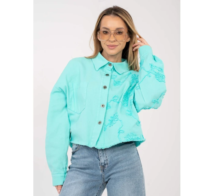 IT KR bunda FL9993.77 tyrkysová IT KR bunda FL9993.77 tyrkysová