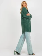 Dámský kabát MBM PL model 14839764 tmavě zelený - FPrice