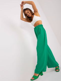 Zelené letní kalhoty z materiálu OCH BELLA
