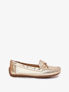Dámské mokasíny z eko kůže Si Passione – zlaté
