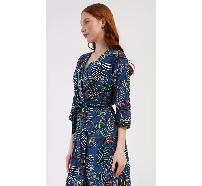 Dámské domácí šaty s krátkým rukávem Medvídek