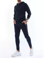 Pánské tmavě modré tepláky Dstreet AX0429 Pánské tmavě modré tepláky Dstreet AX0429