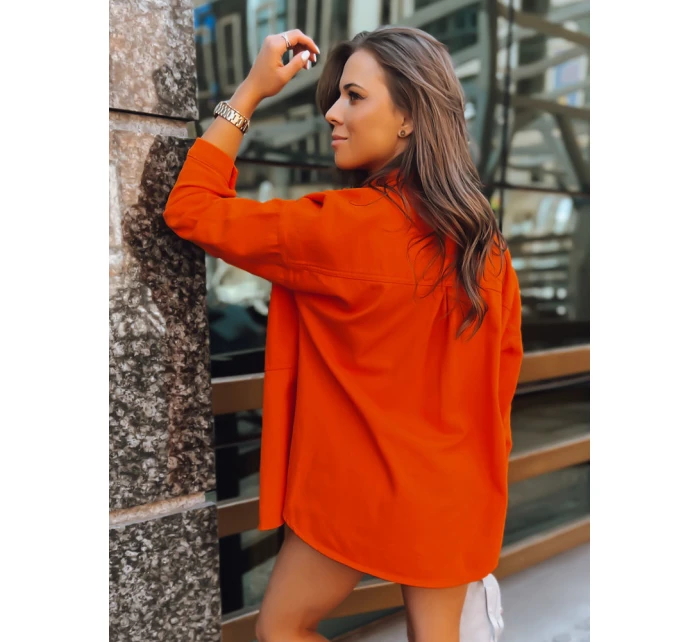 Dámská oranžová košilová bunda CALIFORNICATION FashionStreet TY3523z