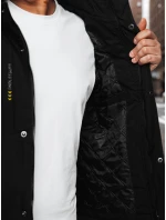 Pánská přechodná bunda s kapucí černá Dstreet TX4997