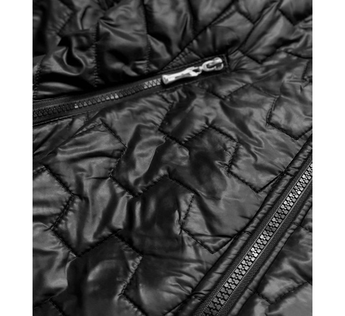 Černá prošívaná dámská bunda model 16151110 - S'WEST