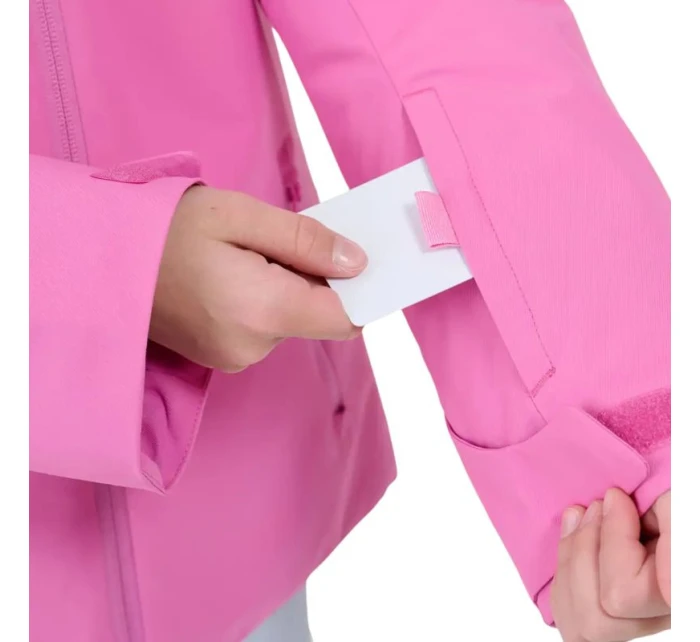 Dívčí lyžařská bunda 4F F0817 fuchsiová 4FJWAW25TTJAF0817 55S
