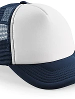 Beechfield B 645 5 panelová kšiltovka Vintage Trucker 53.0645 french navy/white