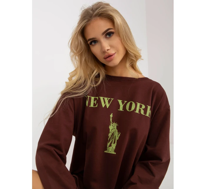 Mikina VI BL model 17865896 tmavě hnědá - FPrice