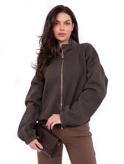 Bluza WT BL model 21859050 ciemny brązowy - FPrice Bluza WT BL model 21859050 ciemny brązowy - FPrice