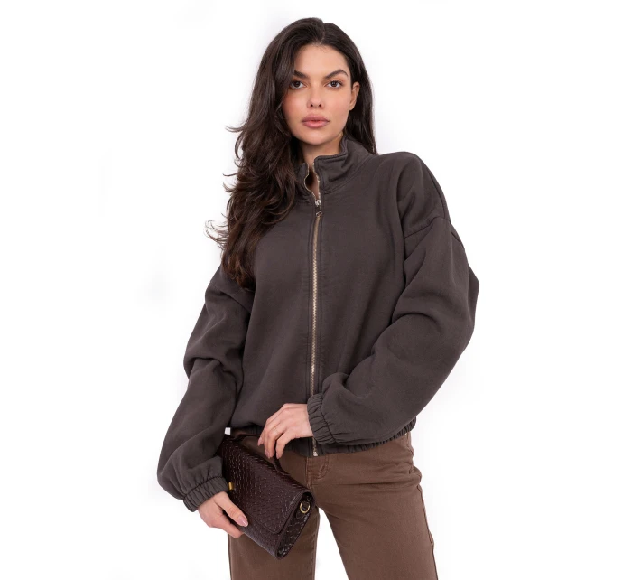 WT BL mikina A1460.19P tmavě hnědá