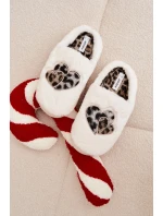 Dámské chlupaté papuče srdíčka – šedé Amandra Dámské chlupaté papuče srdíčka – šedé Amandra