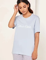 Dámské tričko QS6105E-7JC modrá - Calvin Klein