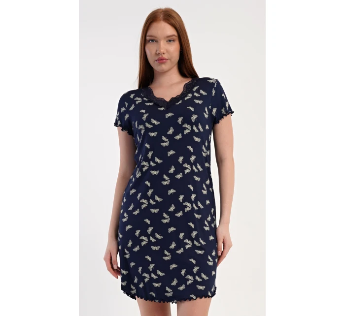 Dámská noční košile s krátkým rukávem model 21943676 - Vienetta