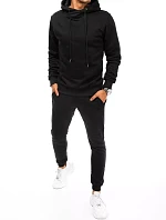 FashionStreet černá pánská tepláková souprava AX0671