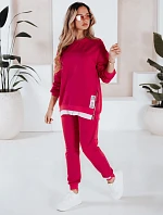 Dámská tepláková souprava TORONTO fuchsiová FashionStreet AY0955