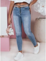 Dámské úzké džínové kalhoty s vysokým sedem DERMIX FashionStreet UY2394