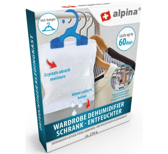 POHLCOVAČ VLHKOSTI ZÁVĚSNÝ ALPINA 210G