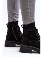 Dámské Boty na Zip Černé model 21636194 - Boto