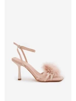 Dámské Sandály Na S Béžové model 21687027 - Boto Dámské Sandály Na S Béžové model 21687027 - Boto