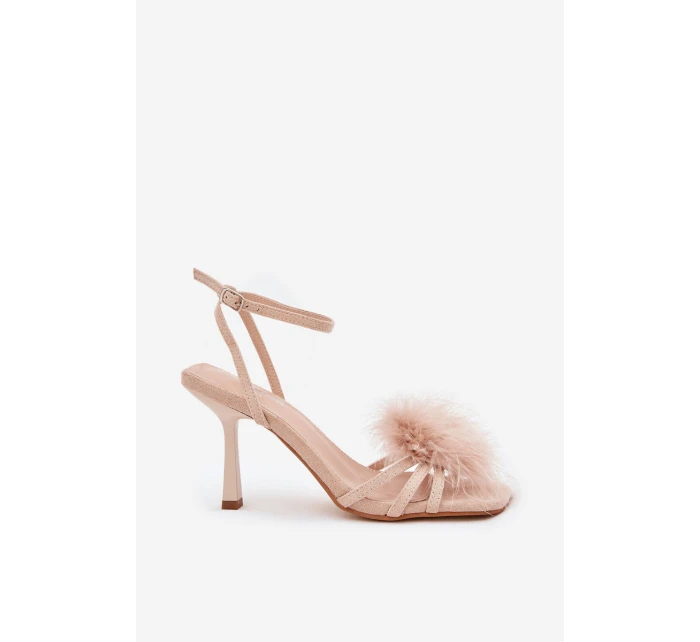 Dámské Sandály Na S Béžové model 21687027 - Boto Dámské Sandály Na S Béžové model 21687027 - Boto