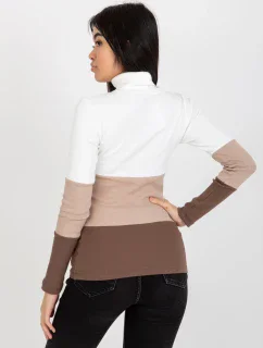 Halenka RV BZ model 17987236 bílá a hnědá - FPrice