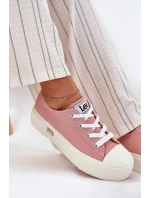 Dámské trampky na platformě LEE ISLA C WOMEN LOW – růžové