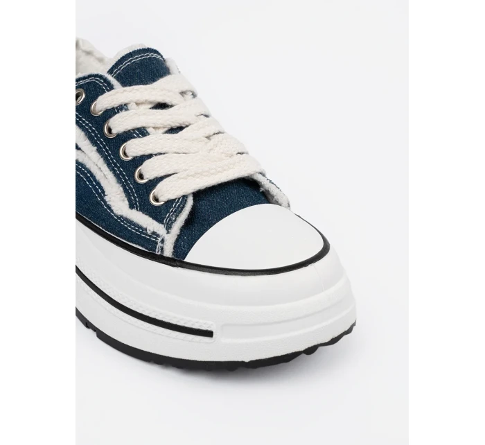 Trendy tenisky tmavě modré dámské platforma Trendy tenisky tmavě modré dámské platforma