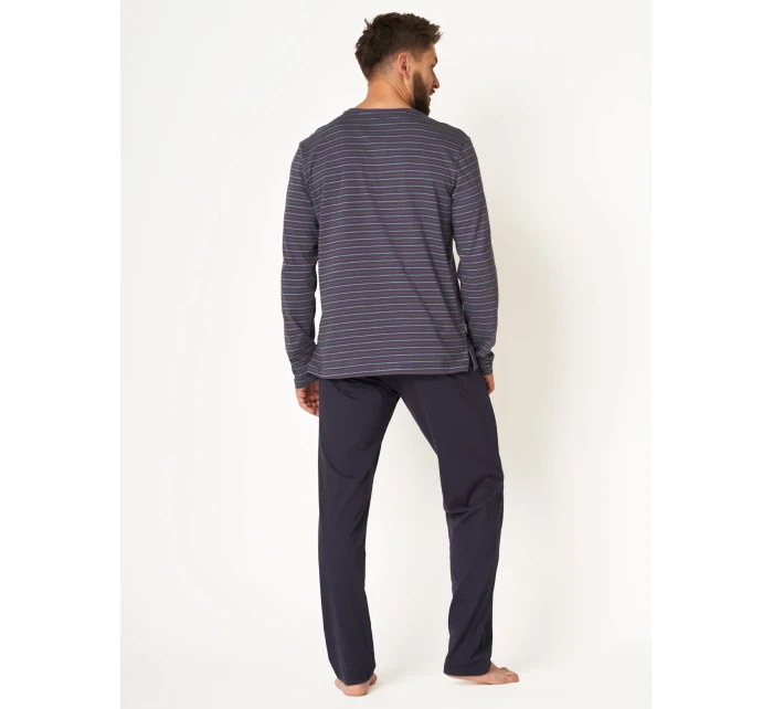 Pánské pyžamo Key MNS 304 B24 long/r M-2XL Pánské pyžamo Key MNS 304 B24 long/r M-2XL