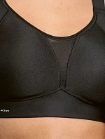 smart control sportovní podprsenka moldovaná, clean cut 5530 black - Active
