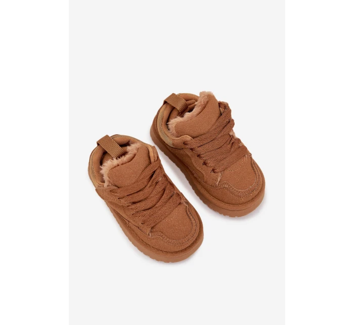 Dětské tenisky s teplou podšívkou Camel Mireen