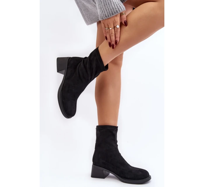 Boty na podpatku  model 189840 Step in style