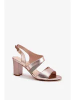 Sandály na podpatku model 212909 Step in style Sandály na podpatku model 212909 Step in style