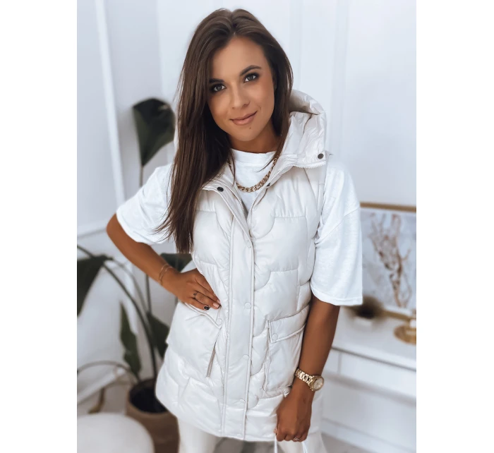 Dámská vesta WENDY bílá FashionStreet TY2829 Dámská vesta WENDY bílá FashionStreet TY2829