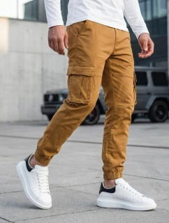 Pánské bojové kalhoty hnědé Dstreet model 21973181 - FashionStreet