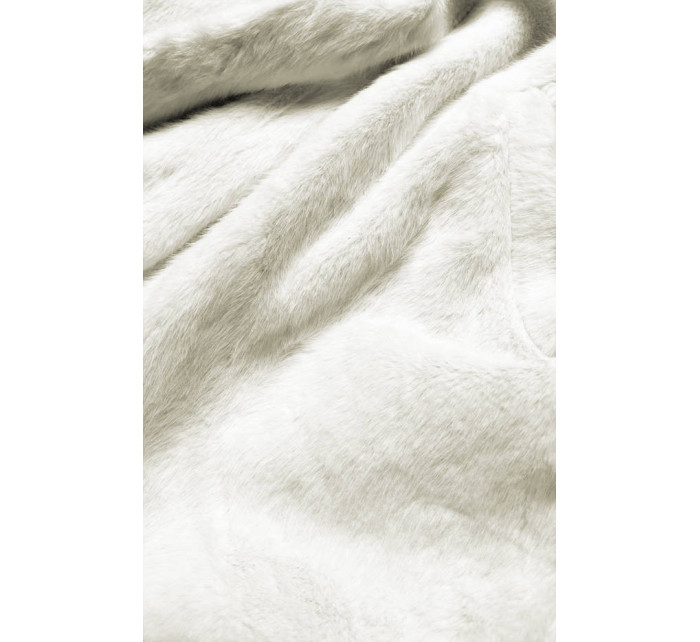 Bílá dámská bunda  s límcem model 16151694 - Ann Gissy