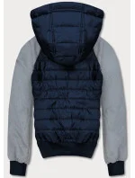 Tmavě pánská sportovní bunda model 18416151 - J.STYLE Tmavě pánská sportovní bunda model 18416151 - J.STYLE