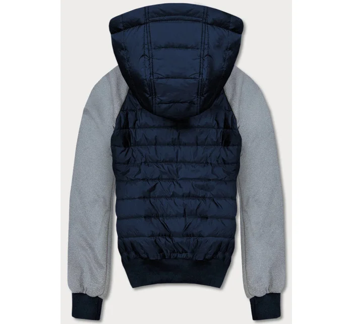 Tmavě pánská sportovní bunda model 18416151 - J.STYLE Tmavě pánská sportovní bunda model 18416151 - J.STYLE